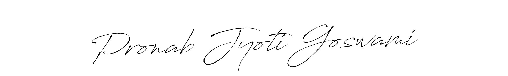 Make a beautiful signature design for name Pronab Jyoti Goswami. Use this online signature maker to create a handwritten signature for free. Pronab Jyoti Goswami signature style 6 images and pictures png