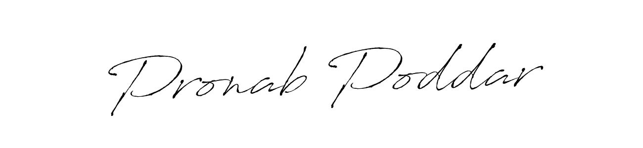 Use a signature maker to create a handwritten signature online. With this signature software, you can design (Antro_Vectra) your own signature for name Pronab Poddar. Pronab Poddar signature style 6 images and pictures png