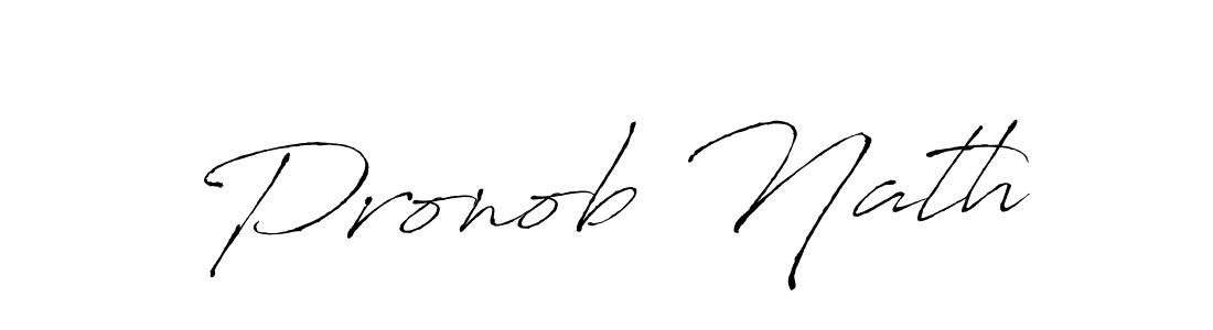 Create a beautiful signature design for name Pronob Nath. With this signature (Antro_Vectra) fonts, you can make a handwritten signature for free. Pronob Nath signature style 6 images and pictures png