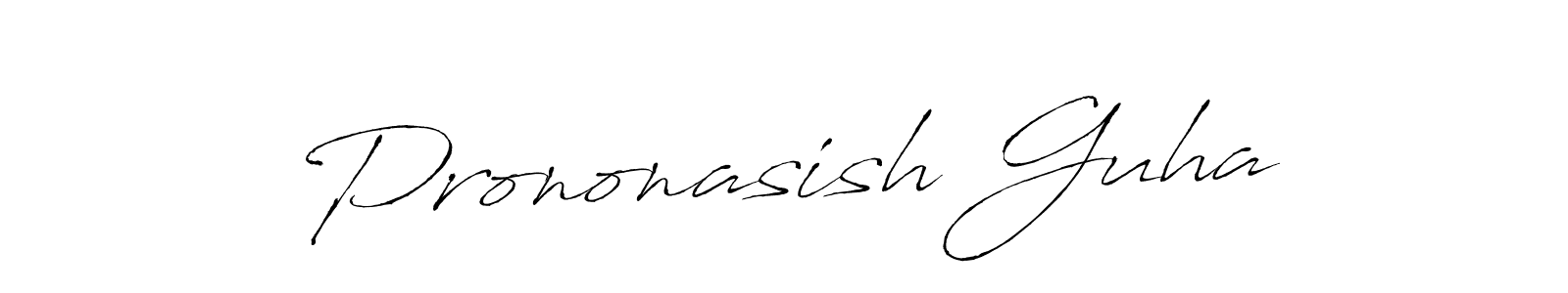 This is the best signature style for the Prononasish Guha name. Also you like these signature font (Antro_Vectra). Mix name signature. Prononasish Guha signature style 6 images and pictures png