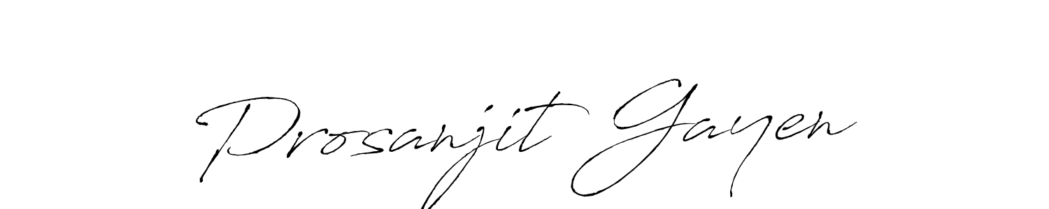 Prosanjit Gayen stylish signature style. Best Handwritten Sign (Antro_Vectra) for my name. Handwritten Signature Collection Ideas for my name Prosanjit Gayen. Prosanjit Gayen signature style 6 images and pictures png