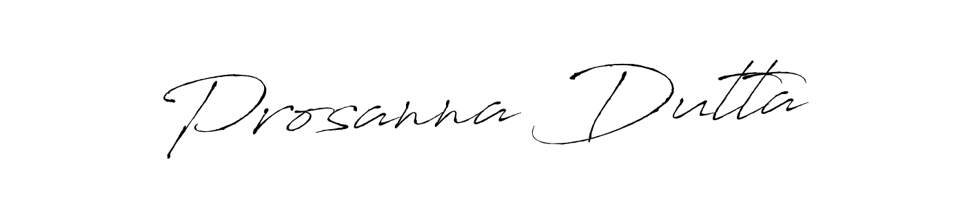 How to make Prosanna Dutta signature? Antro_Vectra is a professional autograph style. Create handwritten signature for Prosanna Dutta name. Prosanna Dutta signature style 6 images and pictures png