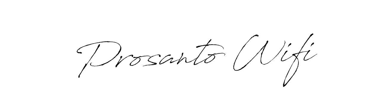 Similarly Antro_Vectra is the best handwritten signature design. Signature creator online .You can use it as an online autograph creator for name Prosanto Wifi. Prosanto Wifi signature style 6 images and pictures png