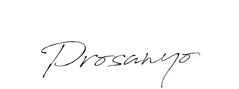 Make a beautiful signature design for name Prosanyo. Use this online signature maker to create a handwritten signature for free. Prosanyo signature style 6 images and pictures png