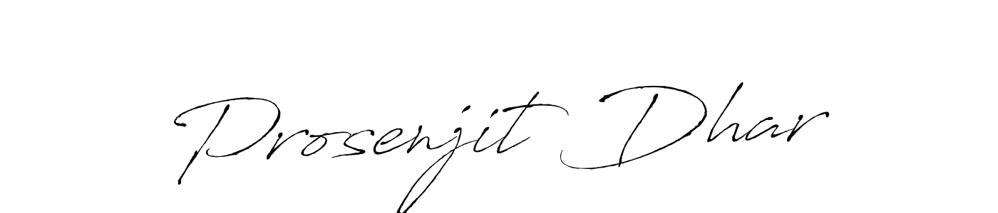 How to make Prosenjit Dhar signature? Antro_Vectra is a professional autograph style. Create handwritten signature for Prosenjit Dhar name. Prosenjit Dhar signature style 6 images and pictures png