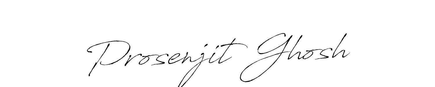 Also we have Prosenjit Ghosh name is the best signature style. Create professional handwritten signature collection using Antro_Vectra autograph style. Prosenjit Ghosh signature style 6 images and pictures png