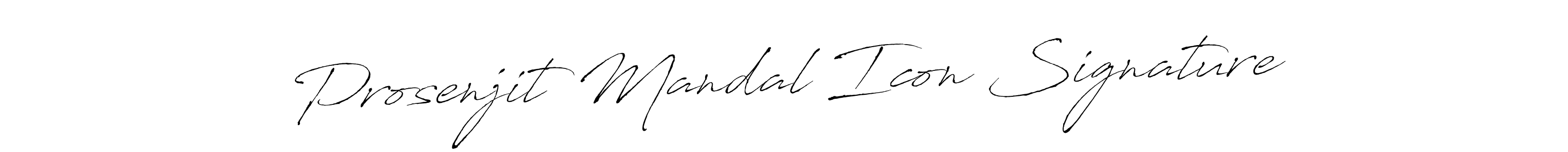 Make a short Prosenjit Mandal Icon Signature signature style. Manage your documents anywhere anytime using Antro_Vectra. Create and add eSignatures, submit forms, share and send files easily. Prosenjit Mandal Icon Signature signature style 6 images and pictures png