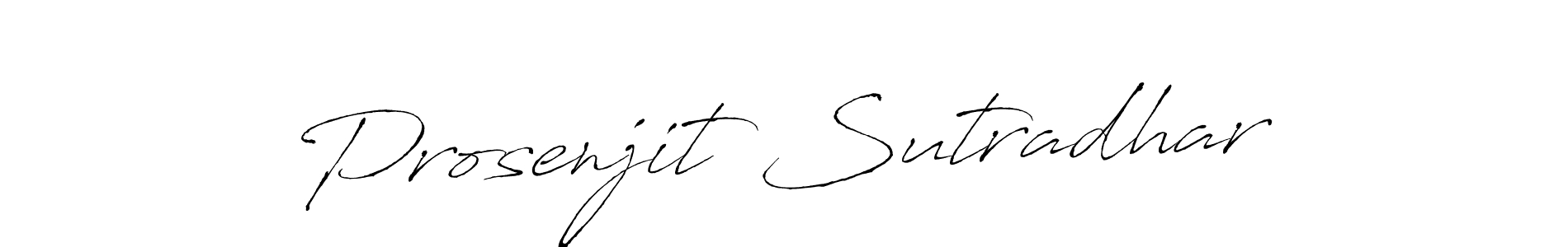 Also we have Prosenjit Sutradhar name is the best signature style. Create professional handwritten signature collection using Antro_Vectra autograph style. Prosenjit Sutradhar signature style 6 images and pictures png