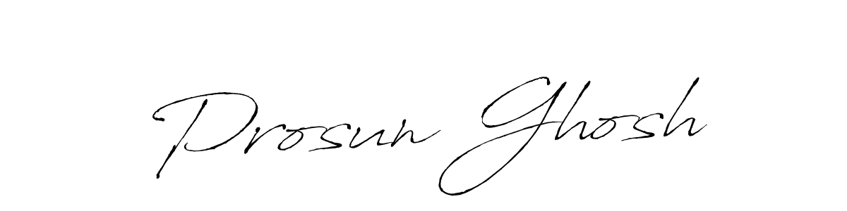 This is the best signature style for the Prosun Ghosh name. Also you like these signature font (Antro_Vectra). Mix name signature. Prosun Ghosh signature style 6 images and pictures png