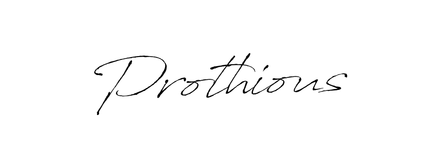 Design your own signature with our free online signature maker. With this signature software, you can create a handwritten (Antro_Vectra) signature for name Prothious. Prothious signature style 6 images and pictures png