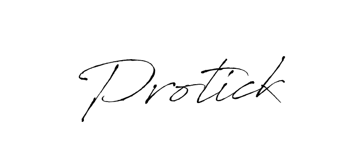 Create a beautiful signature design for name Protick. With this signature (Antro_Vectra) fonts, you can make a handwritten signature for free. Protick signature style 6 images and pictures png
