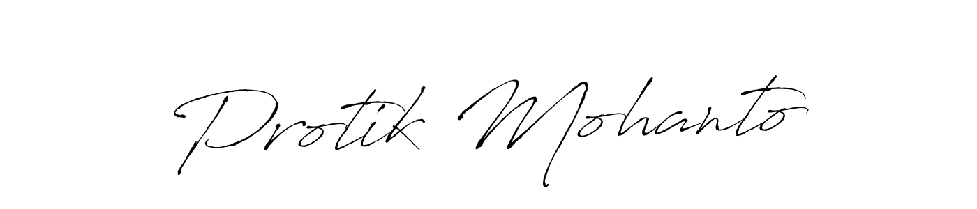 You should practise on your own different ways (Antro_Vectra) to write your name (Protik Mohanto) in signature. don't let someone else do it for you. Protik Mohanto signature style 6 images and pictures png