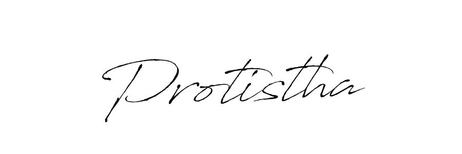 How to make Protistha name signature. Use Antro_Vectra style for creating short signs online. This is the latest handwritten sign. Protistha signature style 6 images and pictures png