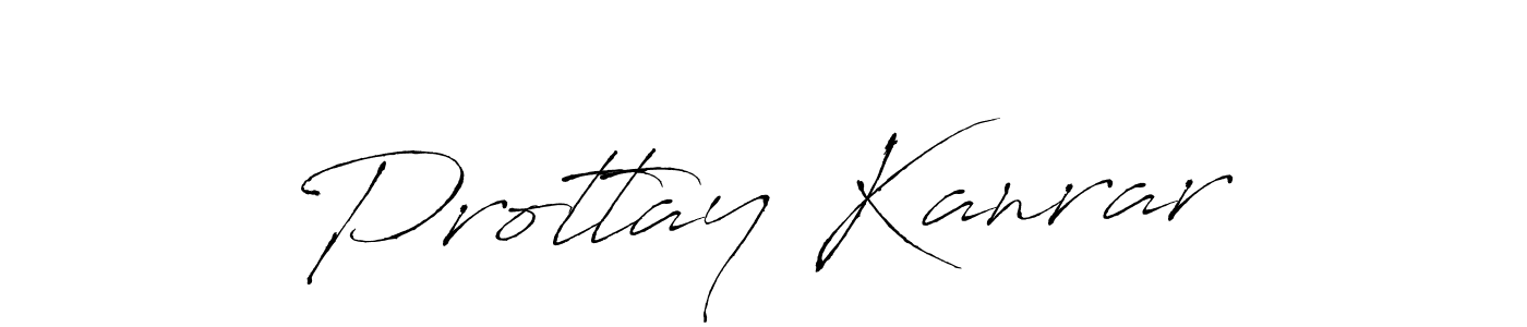 How to make Prottay Kanrar signature? Antro_Vectra is a professional autograph style. Create handwritten signature for Prottay Kanrar name. Prottay Kanrar signature style 6 images and pictures png