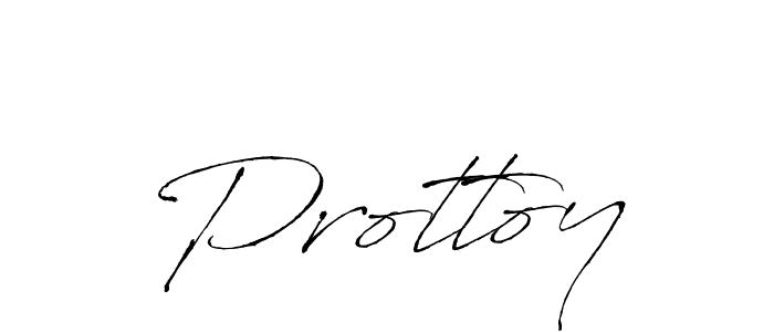 Make a beautiful signature design for name Prottoy. With this signature (Antro_Vectra) style, you can create a handwritten signature for free. Prottoy signature style 6 images and pictures png