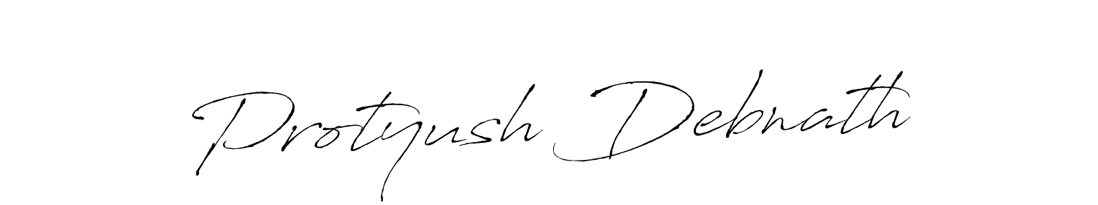 It looks lik you need a new signature style for name Protyush Debnath. Design unique handwritten (Antro_Vectra) signature with our free signature maker in just a few clicks. Protyush Debnath signature style 6 images and pictures png