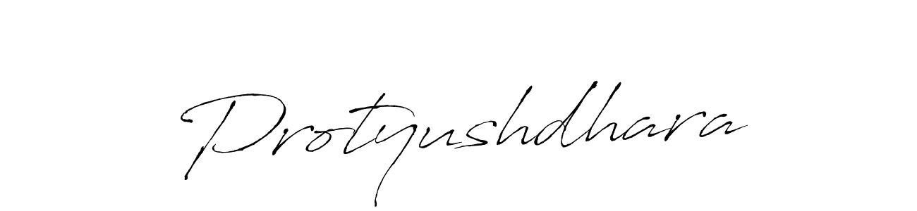Make a beautiful signature design for name Protyushdhara. With this signature (Antro_Vectra) style, you can create a handwritten signature for free. Protyushdhara signature style 6 images and pictures png
