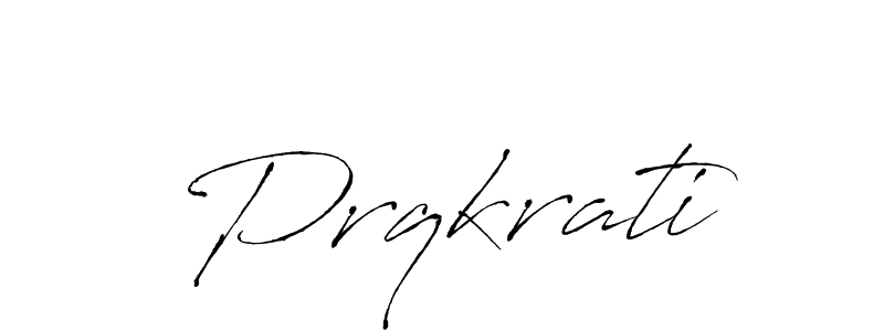 How to make Prqkrati signature? Antro_Vectra is a professional autograph style. Create handwritten signature for Prqkrati name. Prqkrati signature style 6 images and pictures png