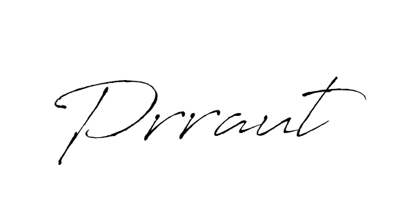 How to make Prraut name signature. Use Antro_Vectra style for creating short signs online. This is the latest handwritten sign. Prraut signature style 6 images and pictures png