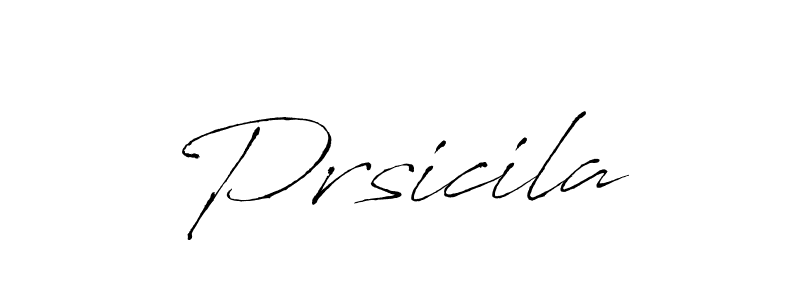 Make a beautiful signature design for name Prsicila. With this signature (Antro_Vectra) style, you can create a handwritten signature for free. Prsicila signature style 6 images and pictures png