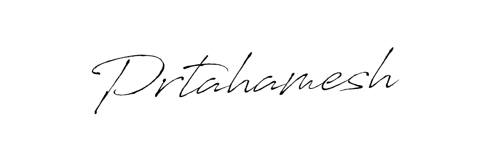Use a signature maker to create a handwritten signature online. With this signature software, you can design (Antro_Vectra) your own signature for name Prtahamesh. Prtahamesh signature style 6 images and pictures png