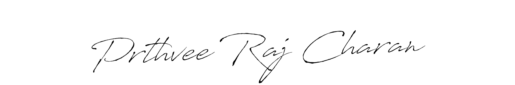 Also we have Prthvee Raj Charan name is the best signature style. Create professional handwritten signature collection using Antro_Vectra autograph style. Prthvee Raj Charan signature style 6 images and pictures png