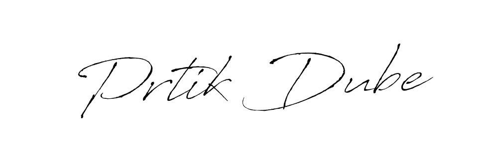 if you are searching for the best signature style for your name Prtik Dube. so please give up your signature search. here we have designed multiple signature styles  using Antro_Vectra. Prtik Dube signature style 6 images and pictures png