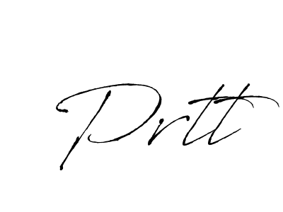 How to make Prtt signature? Antro_Vectra is a professional autograph style. Create handwritten signature for Prtt name. Prtt signature style 6 images and pictures png