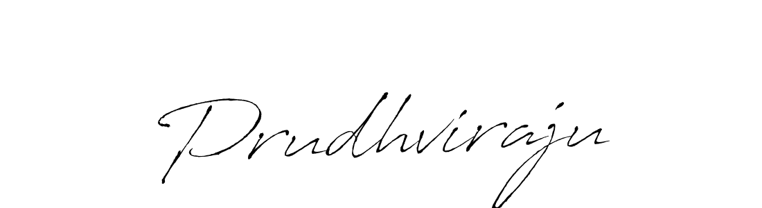 Create a beautiful signature design for name Prudhviraju. With this signature (Antro_Vectra) fonts, you can make a handwritten signature for free. Prudhviraju signature style 6 images and pictures png