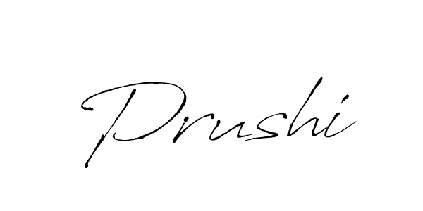 Antro_Vectra is a professional signature style that is perfect for those who want to add a touch of class to their signature. It is also a great choice for those who want to make their signature more unique. Get Prushi name to fancy signature for free. Prushi signature style 6 images and pictures png