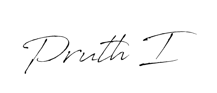 Also we have Pruth I name is the best signature style. Create professional handwritten signature collection using Antro_Vectra autograph style. Pruth I signature style 6 images and pictures png