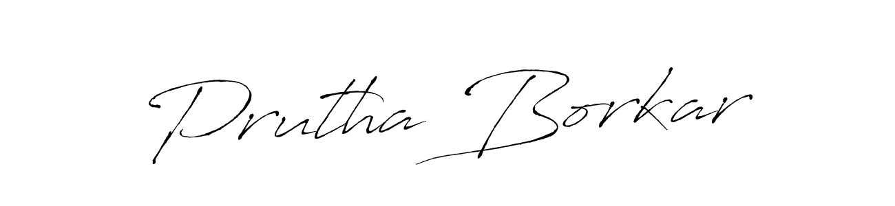 How to make Prutha Borkar signature? Antro_Vectra is a professional autograph style. Create handwritten signature for Prutha Borkar name. Prutha Borkar signature style 6 images and pictures png