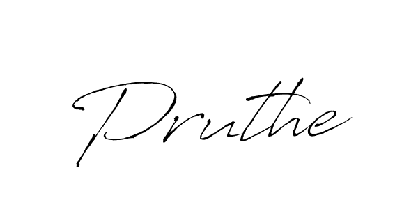 Also we have Pruthe name is the best signature style. Create professional handwritten signature collection using Antro_Vectra autograph style. Pruthe signature style 6 images and pictures png