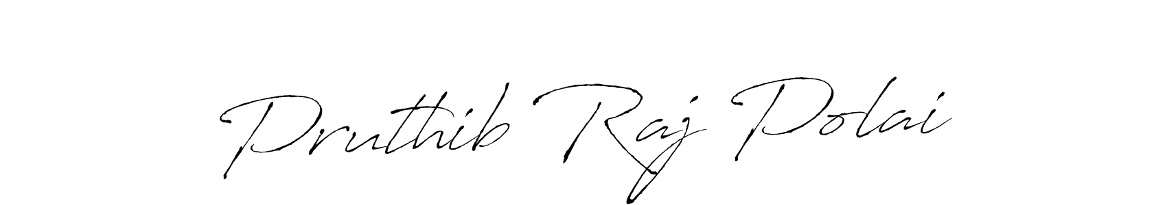 Use a signature maker to create a handwritten signature online. With this signature software, you can design (Antro_Vectra) your own signature for name Pruthib Raj Polai. Pruthib Raj Polai signature style 6 images and pictures png