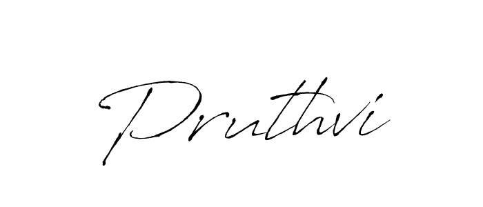 You should practise on your own different ways (Antro_Vectra) to write your name (Pruthvi) in signature. don't let someone else do it for you. Pruthvi signature style 6 images and pictures png