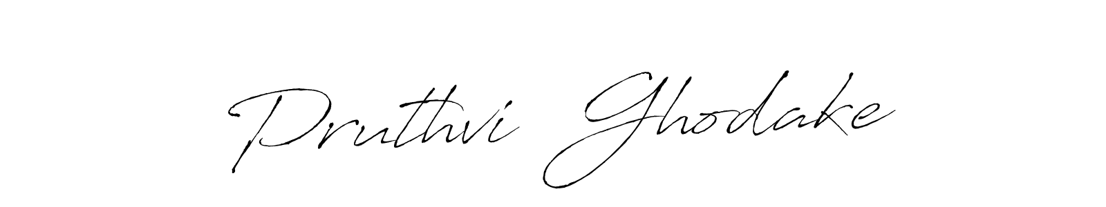 Use a signature maker to create a handwritten signature online. With this signature software, you can design (Antro_Vectra) your own signature for name Pruthvi  Ghodake. Pruthvi  Ghodake signature style 6 images and pictures png
