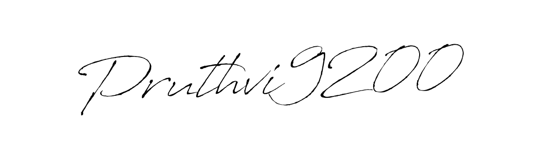 Design your own signature with our free online signature maker. With this signature software, you can create a handwritten (Antro_Vectra) signature for name Pruthvi9200. Pruthvi9200 signature style 6 images and pictures png