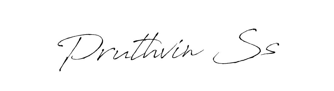 Antro_Vectra is a professional signature style that is perfect for those who want to add a touch of class to their signature. It is also a great choice for those who want to make their signature more unique. Get Pruthvin Ss name to fancy signature for free. Pruthvin Ss signature style 6 images and pictures png