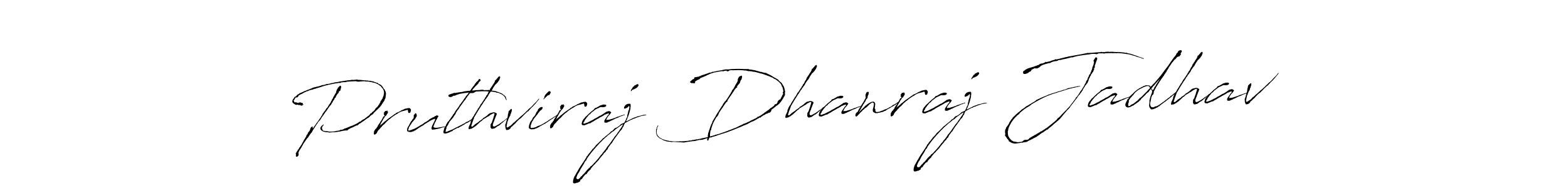 Use a signature maker to create a handwritten signature online. With this signature software, you can design (Antro_Vectra) your own signature for name Pruthviraj Dhanraj Jadhav. Pruthviraj Dhanraj Jadhav signature style 6 images and pictures png