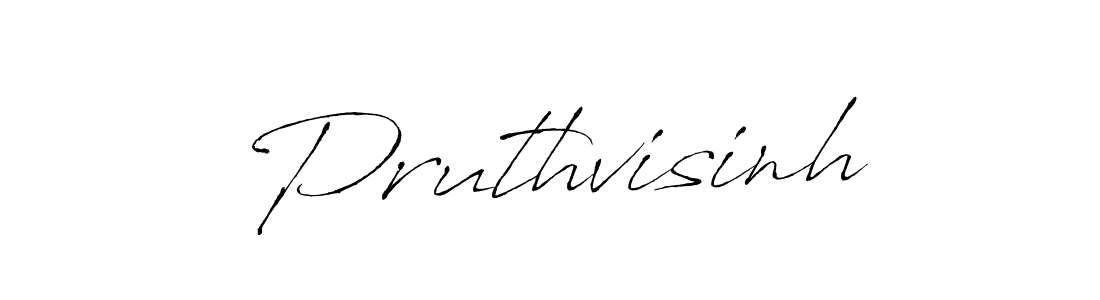 The best way (Antro_Vectra) to make a short signature is to pick only two or three words in your name. The name Pruthvisinh include a total of six letters. For converting this name. Pruthvisinh signature style 6 images and pictures png