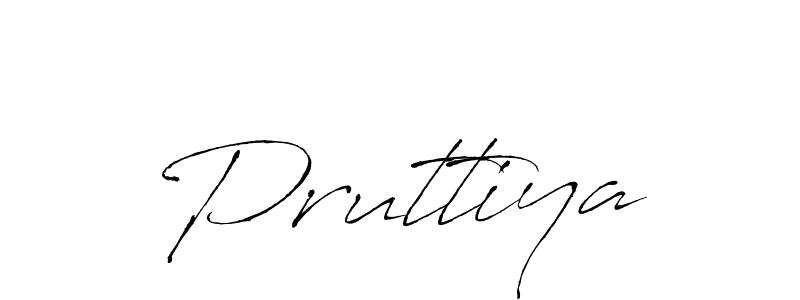 Create a beautiful signature design for name Pruttiya. With this signature (Antro_Vectra) fonts, you can make a handwritten signature for free. Pruttiya signature style 6 images and pictures png