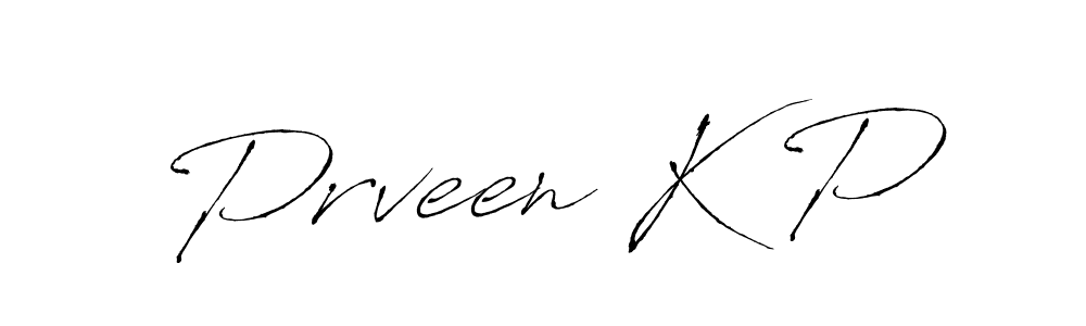 Design your own signature with our free online signature maker. With this signature software, you can create a handwritten (Antro_Vectra) signature for name Prveen K P. Prveen K P signature style 6 images and pictures png