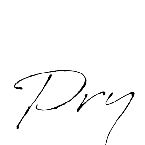 How to make Pry signature? Antro_Vectra is a professional autograph style. Create handwritten signature for Pry name. Pry signature style 6 images and pictures png