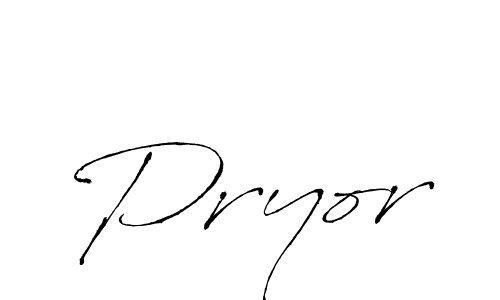 How to make Pryor signature? Antro_Vectra is a professional autograph style. Create handwritten signature for Pryor name. Pryor signature style 6 images and pictures png