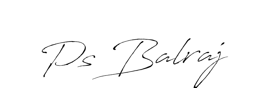 You should practise on your own different ways (Antro_Vectra) to write your name (Ps Balraj) in signature. don't let someone else do it for you. Ps Balraj signature style 6 images and pictures png