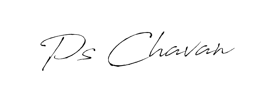 Make a beautiful signature design for name Ps Chavan. With this signature (Antro_Vectra) style, you can create a handwritten signature for free. Ps Chavan signature style 6 images and pictures png