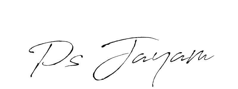 How to Draw Ps Jayam signature style? Antro_Vectra is a latest design signature styles for name Ps Jayam. Ps Jayam signature style 6 images and pictures png