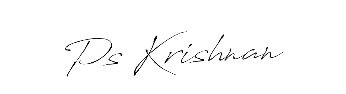 It looks lik you need a new signature style for name Ps Krishnan. Design unique handwritten (Antro_Vectra) signature with our free signature maker in just a few clicks. Ps Krishnan signature style 6 images and pictures png