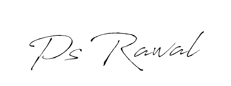 How to make Ps Rawal signature? Antro_Vectra is a professional autograph style. Create handwritten signature for Ps Rawal name. Ps Rawal signature style 6 images and pictures png