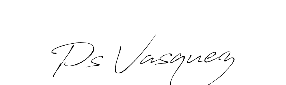 Once you've used our free online signature maker to create your best signature Antro_Vectra style, it's time to enjoy all of the benefits that Ps Vasquez name signing documents. Ps Vasquez signature style 6 images and pictures png